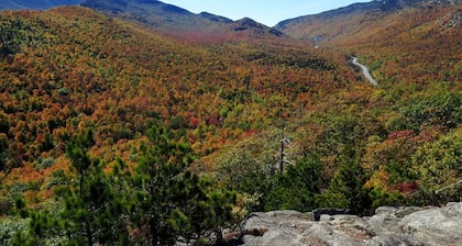 Lake Placid -koti Adirondack-kylän sydämessä