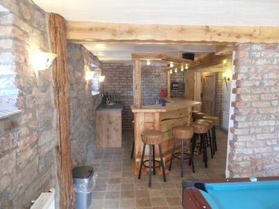 14 Persons Feriënhaus with bar, sauna and Poolbiljart.