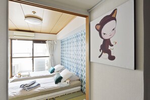Japanese Style Twin Room | 1 bedroom, desk, iron/ironing board, free WiFi