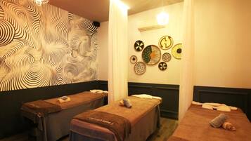 Body treatments, body wraps, body scrubs, facials