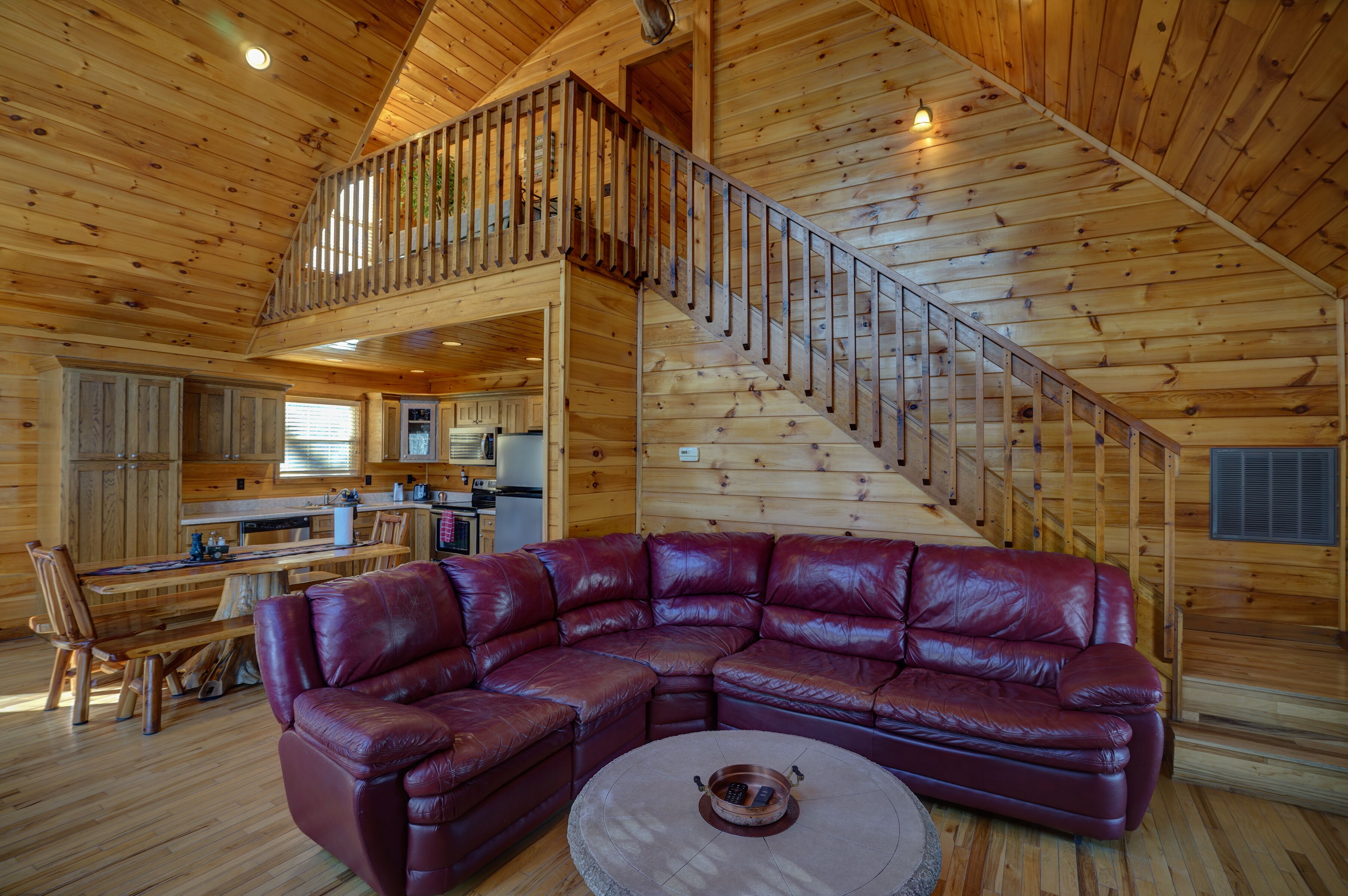 Smart TV, fireplace, DVD player