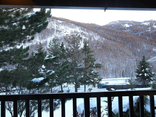 Triplex Cozy 6 Guests - South-West Balcony, Near Ski Shuttle, Quiet Area