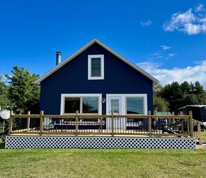 Exterior - View of the  the bay is worth the stay.  Beaver Island Harbor View Cottage (Beaver Island)