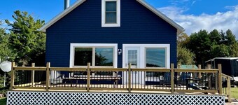 View of the  the bay is worth the stay.  Beaver Island Harbor View Cottage