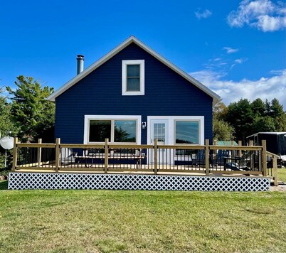 View of the  the bay is worth the stay.  Beaver Island Harbor View Cottage