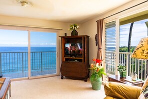 Smart TV, DVD player, books - Sweeping "WOW" Ocean Views from Every Room and Balcony - Penthouse Location (Princeville)