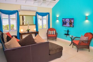 Télévision, table de tennis de table