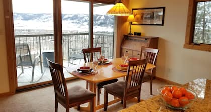 No-joke View, A/C, Remodeled, Free Ski Shuttle, Stocked Kitchen, Super Clean!