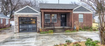 Sjarmerende mursteinhus utenfor rute 66 nær Tulsa Expo messeområde. Soveplass til 10!