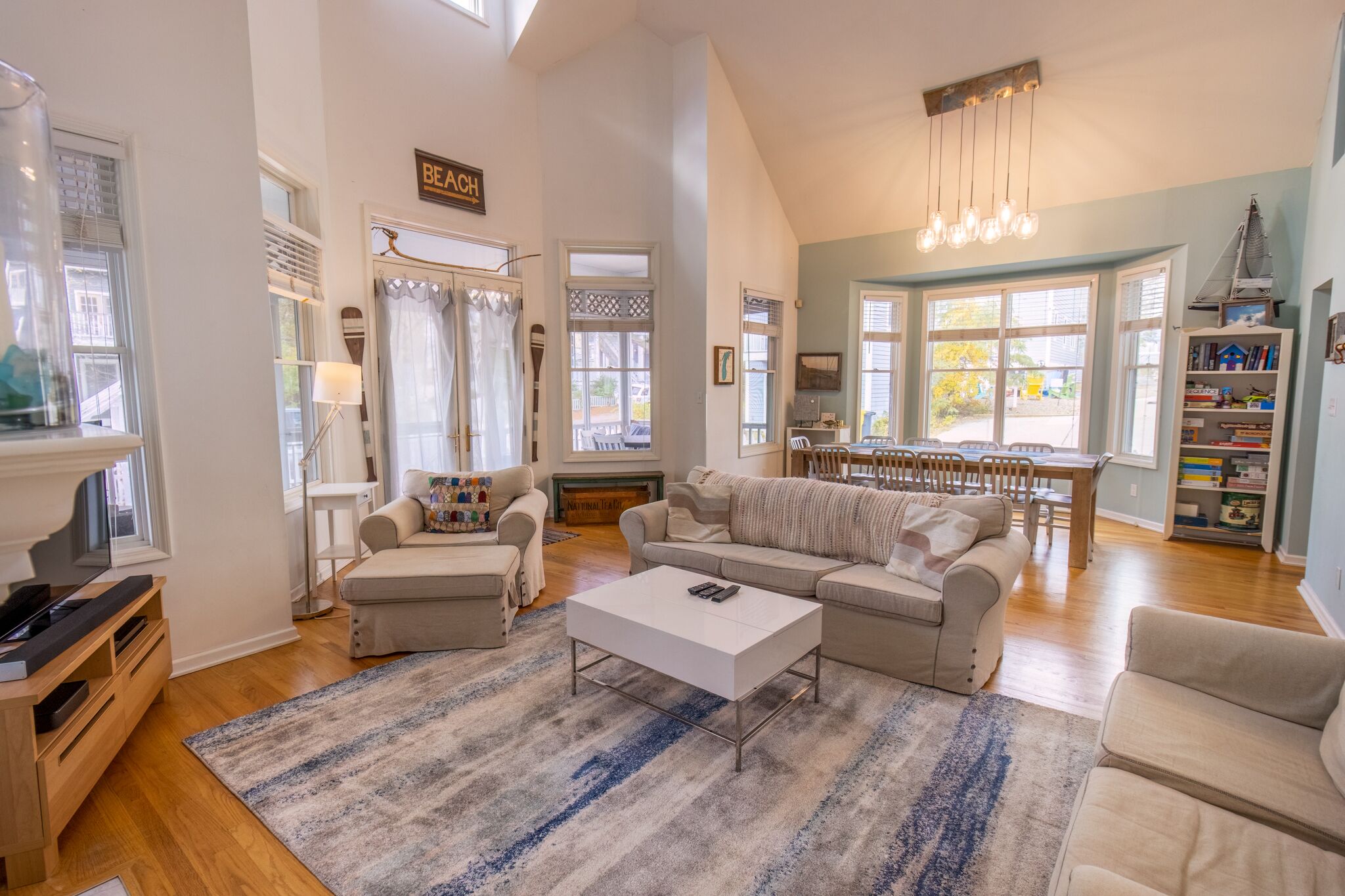 Great family beach house in Beachwalk Resort across from Lake Michigan beach