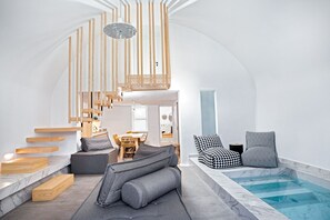 Villa, Heated Tub, Sea View (Soul) | 私人厨房 | 冰箱、炉灶、茶具/咖啡用具、电热水壶