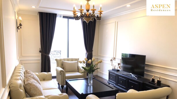 2 Bedrooms Apartment | Living area - Aspen Residences (Hanoi)
