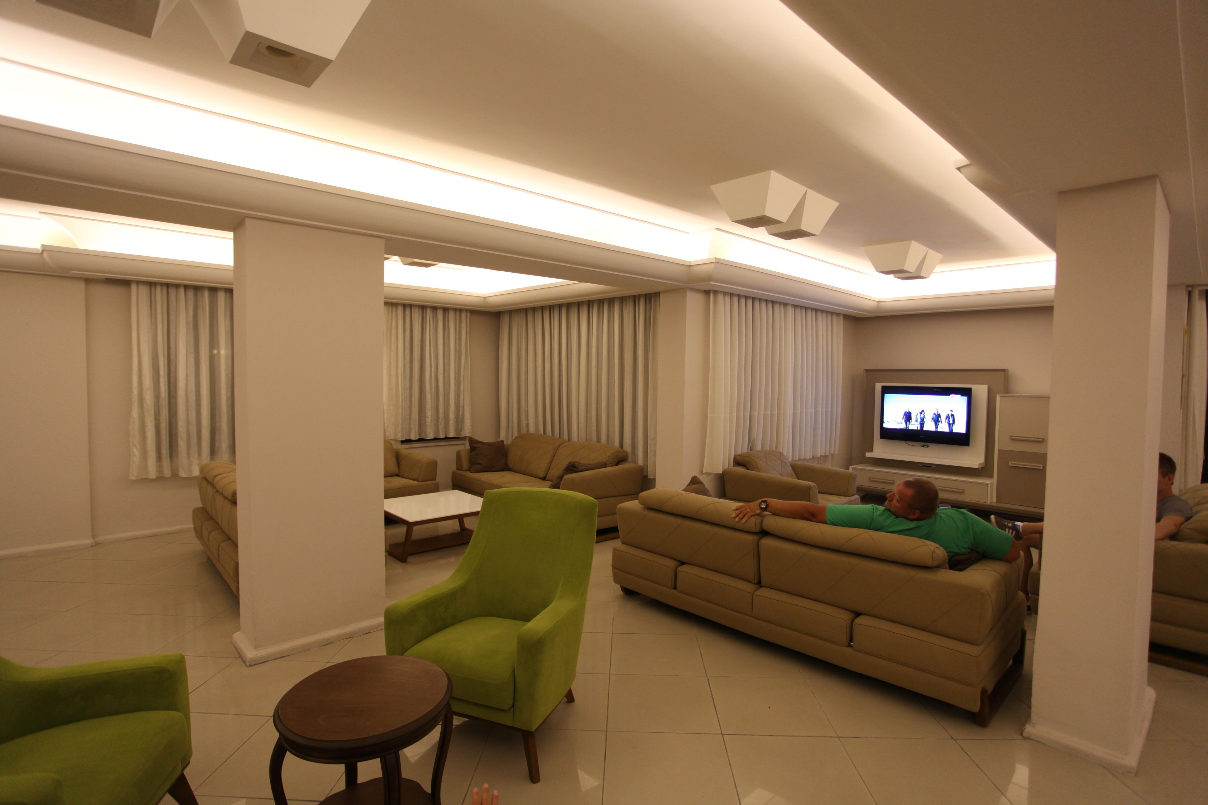 Sala de estar en el lobby