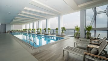 Indoor pool, outdoor pool