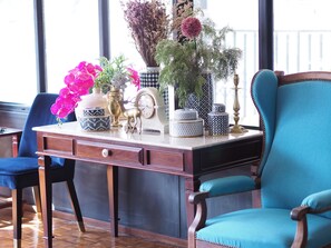 Sala de estar en el lobby