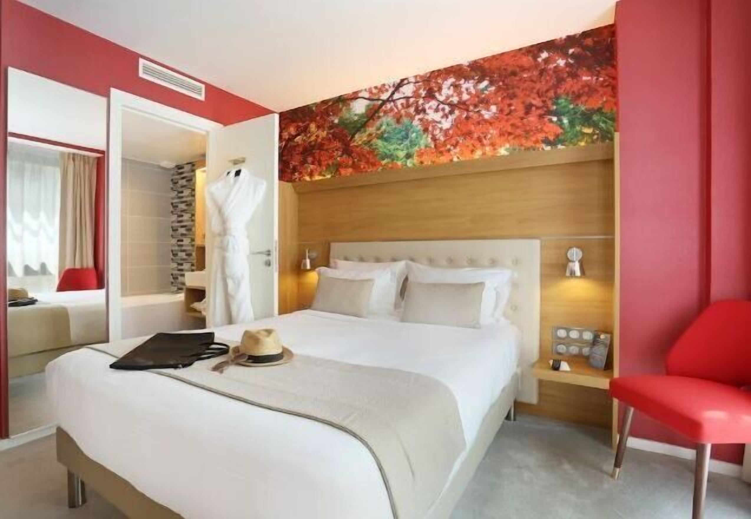 1 quarto, roupas de cama premium, frigobar, cofres nos quartos