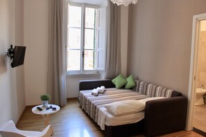 Suíte executiva | Roupas de cama premium, frigobar, cofres nos quartos, escrivaninha