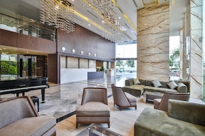 Sala de estar en el lobby