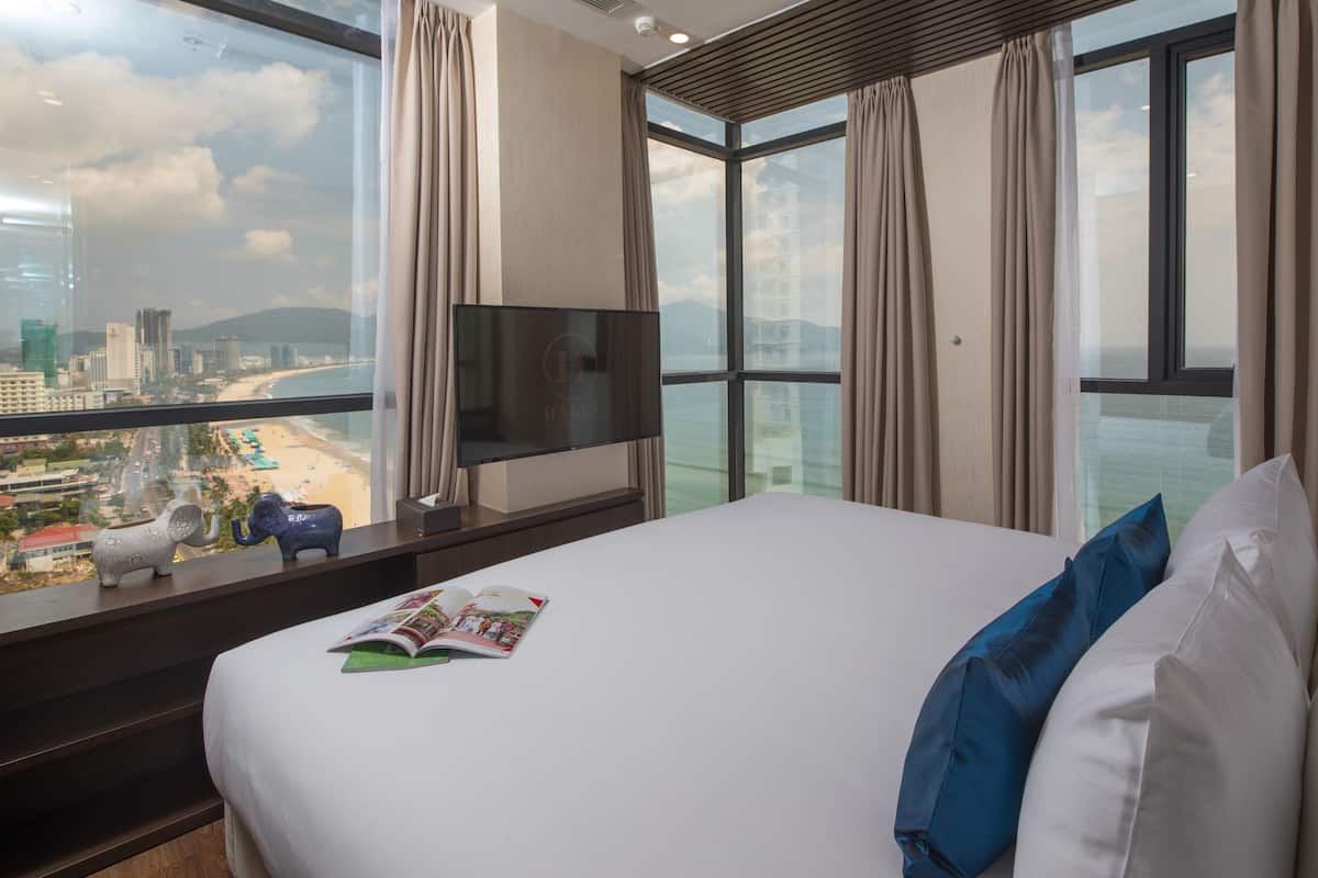 Penthouse, 3 slaapkamers | Uitzicht op strand/zee