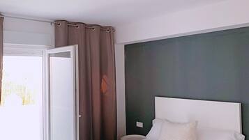 Desk, WiFi (free), bed sheets