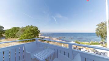 Dobbeltværelse med terrasse & havudsigt - Hovedbygning | Terrace/patio