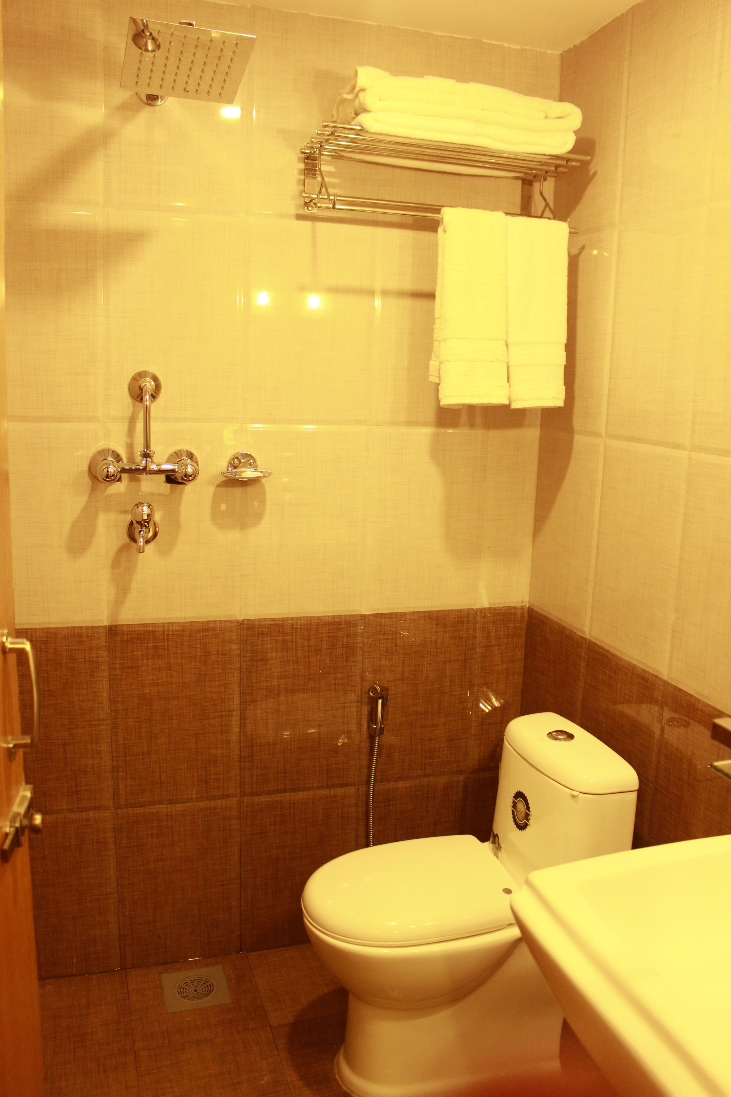 deluxe room | bathroom | shower, free toiletries