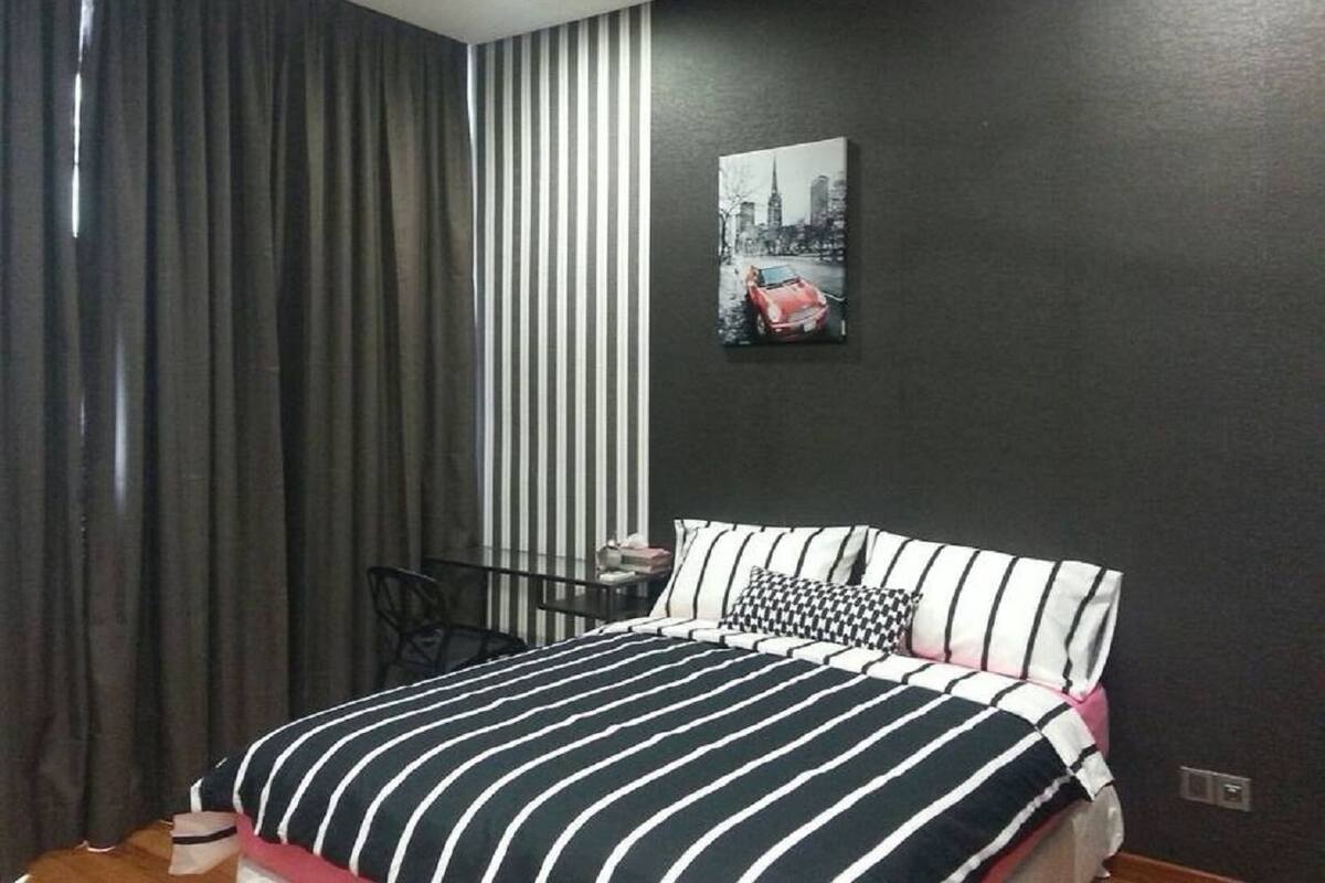 Appartement, 2 slaapkamers | Luxe beddengoed, een kluis op de kamer, een bureau