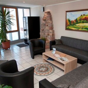 Sala de estar en el lobby