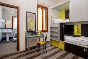 Shared Dormitory | In-room safe, blackout curtains, soundproofing, free WiFi