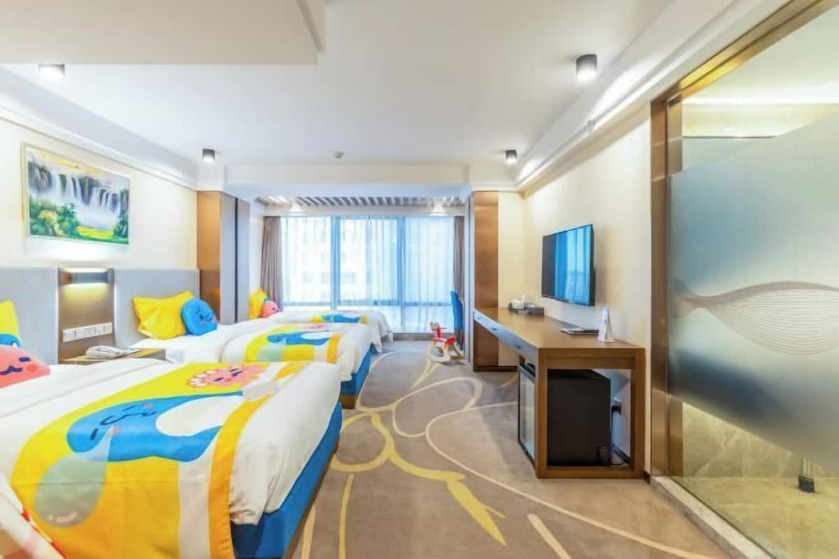 In-room safe, desk, blackout curtains, iron/ironing board