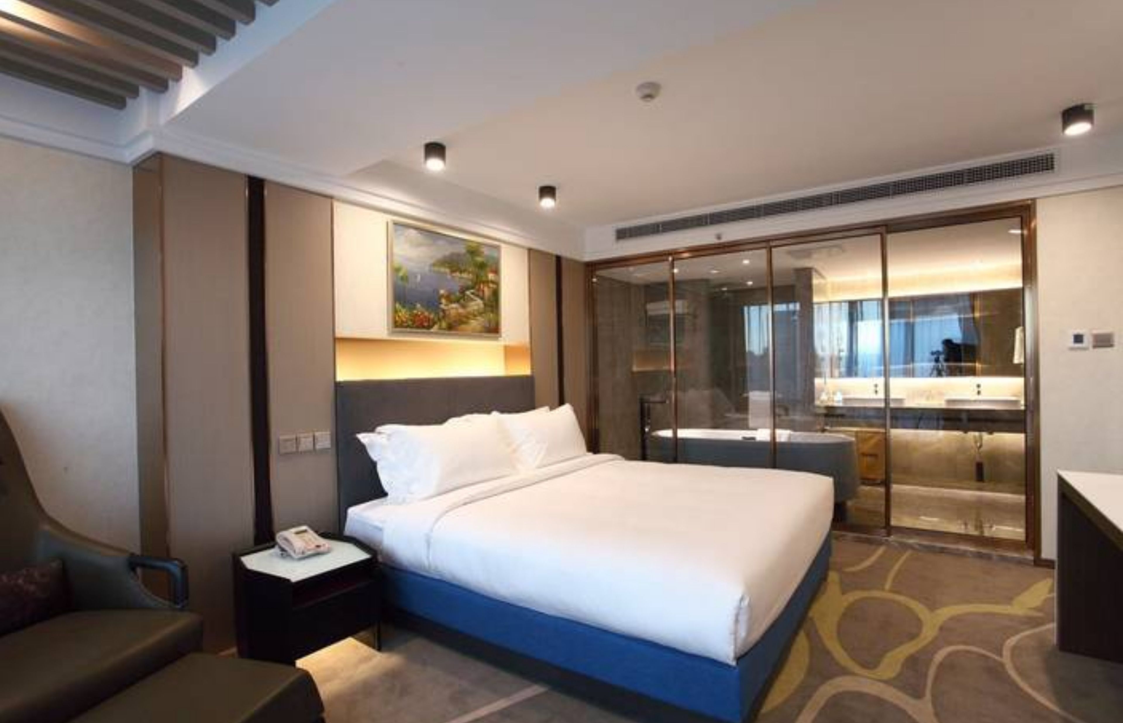 In-room safe, desk, blackout curtains, iron/ironing board