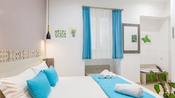 Superior Double Room | 1 bedroom, minibar, in-room safe, individually decorated