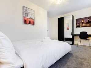 Apartment, 2 Schlafzimmer | Italienische Bettbezüge von Frette, hochwertige Bettwaren