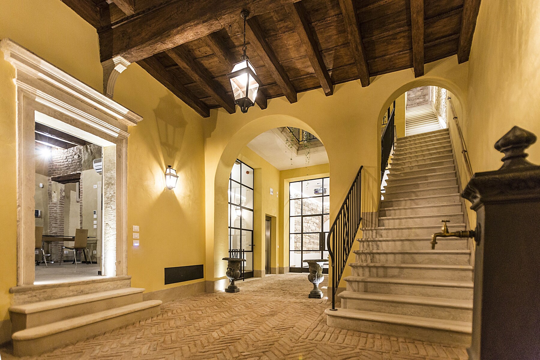 Interior entrance