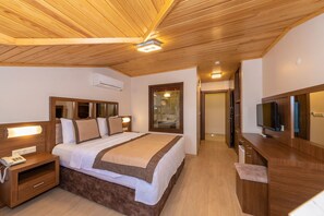 Cati Kati Deluxe Balkonsuz Oda | Egyptian cotton sheets, hypo-allergenic bedding, down comforters - Agva Palas Hotel (Sile)