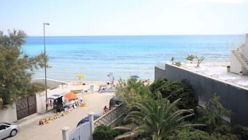 Uitzicht op strand/zee