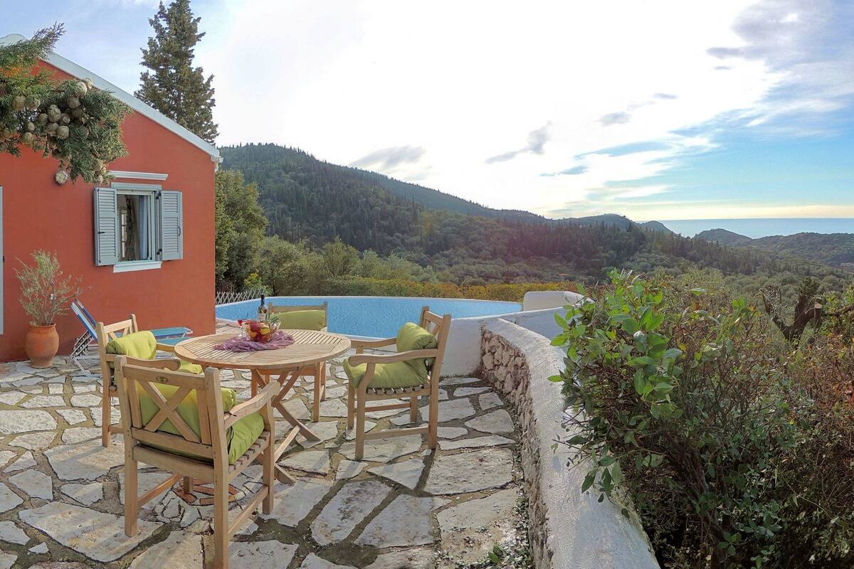 Comfort Villa, 2 Bedrooms (Myrtia) | Balcony