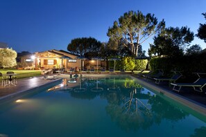 Front of property – evening/night