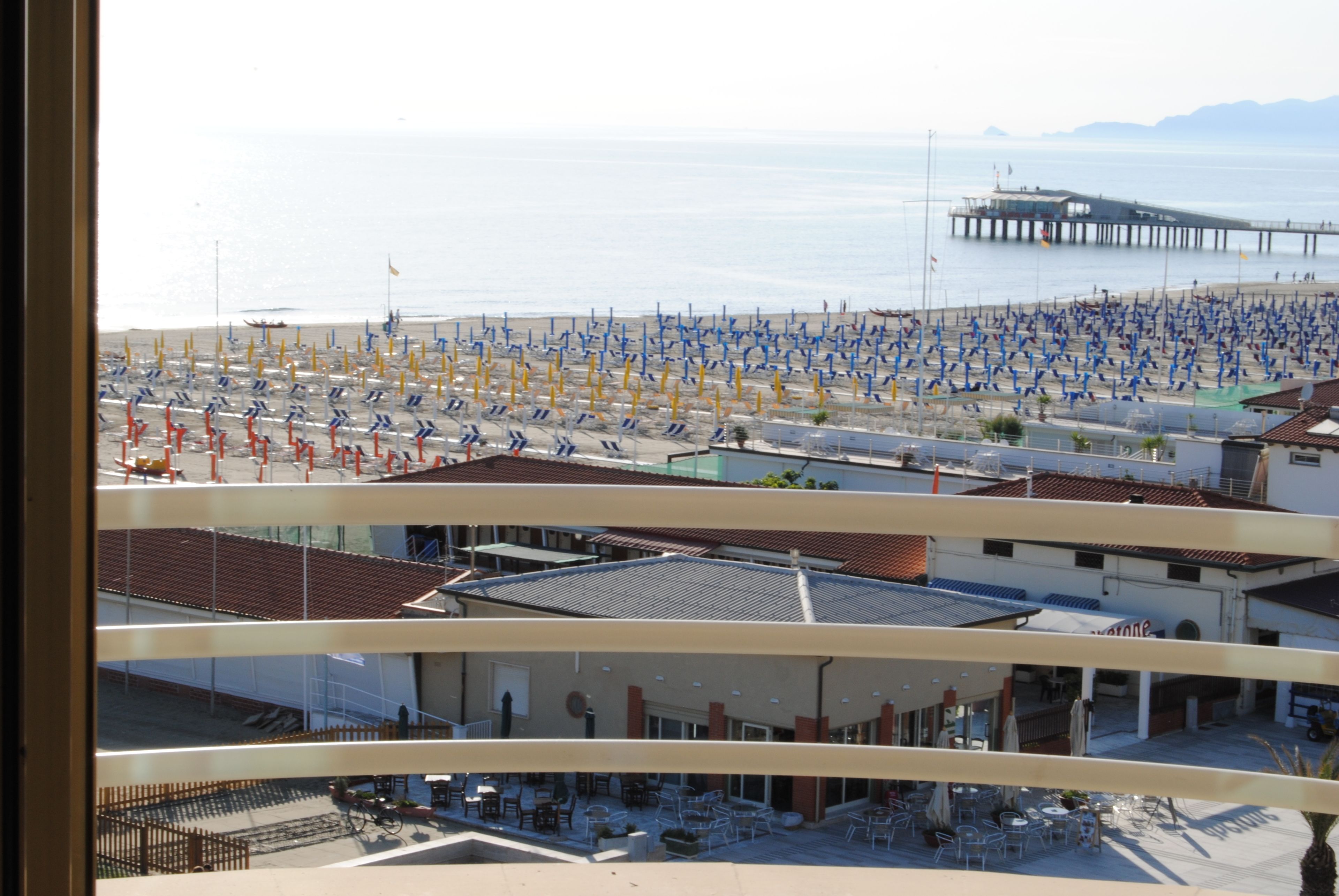 Kahden hengen huone (yksi tai kaksi sänkyä), merinäköala | Parveke