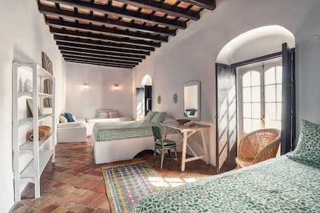 Basic Quadruple Room, Multiple Beds | Laptop workspace, iron/ironing board, free WiFi, bed sheets