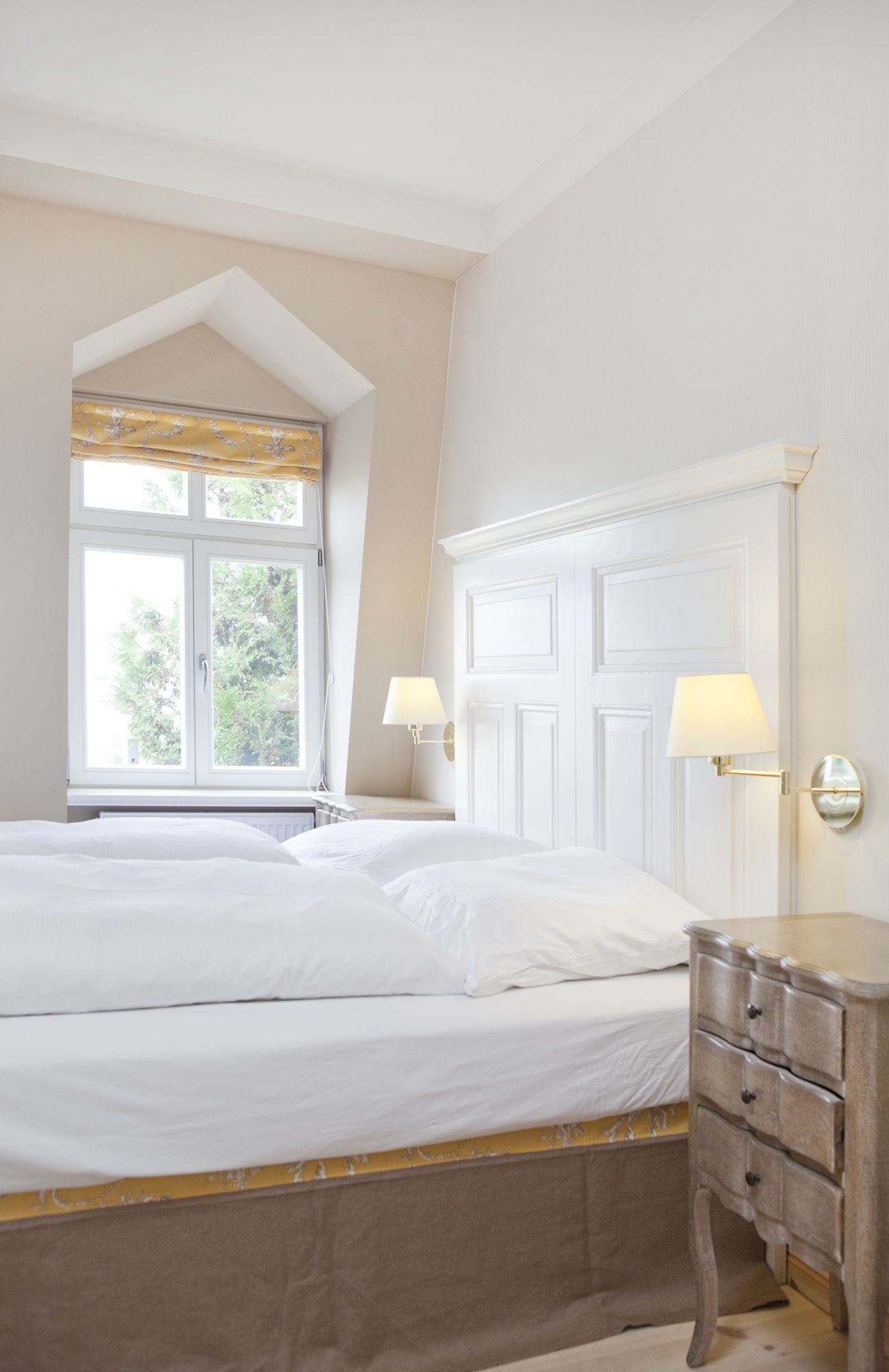 Hypo-allergenic bedding, individually decorated, individually furnished