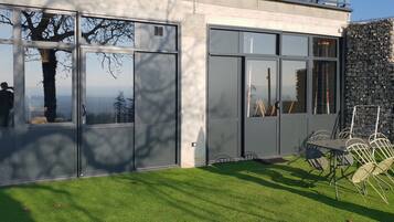 Maison Panoramique, salle de bains attenante, vue parc (Gßte) | Extérieur