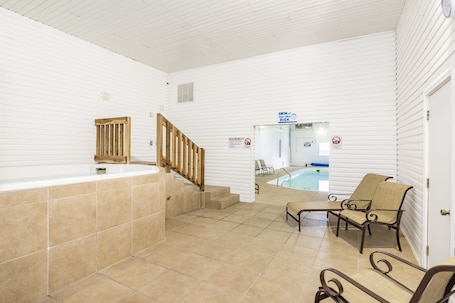 Indoor spa tub. Teton West Motel
