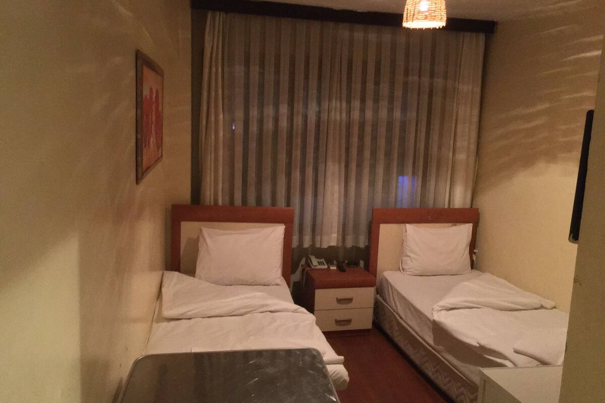 Basic Twin Room | Desk, WiFi (free), bed sheets