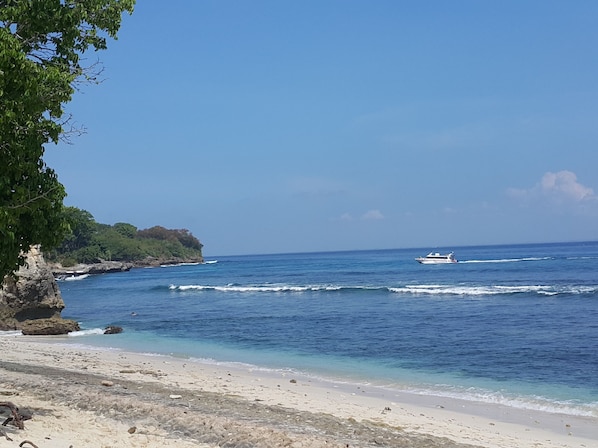 Beach nearby, white sand, scuba diving - The Taran Villas Lembongan (Lembongan Island)