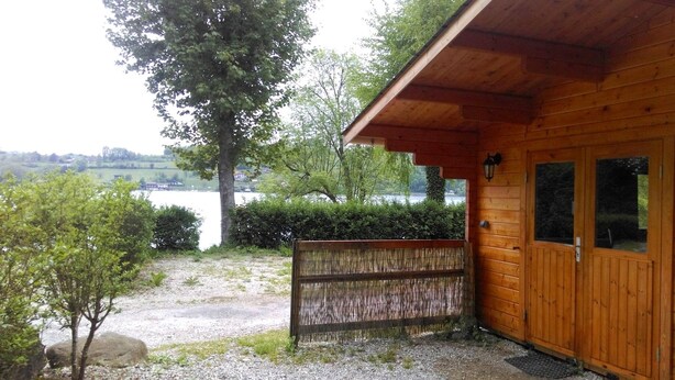 Chalet, 2 Bedrooms | Terrace/patio - Camping Le Bord du Lac (Bilieu)