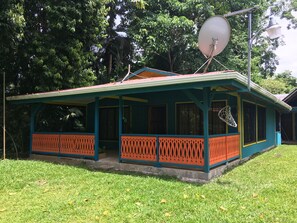 Blick von der Unterkunft