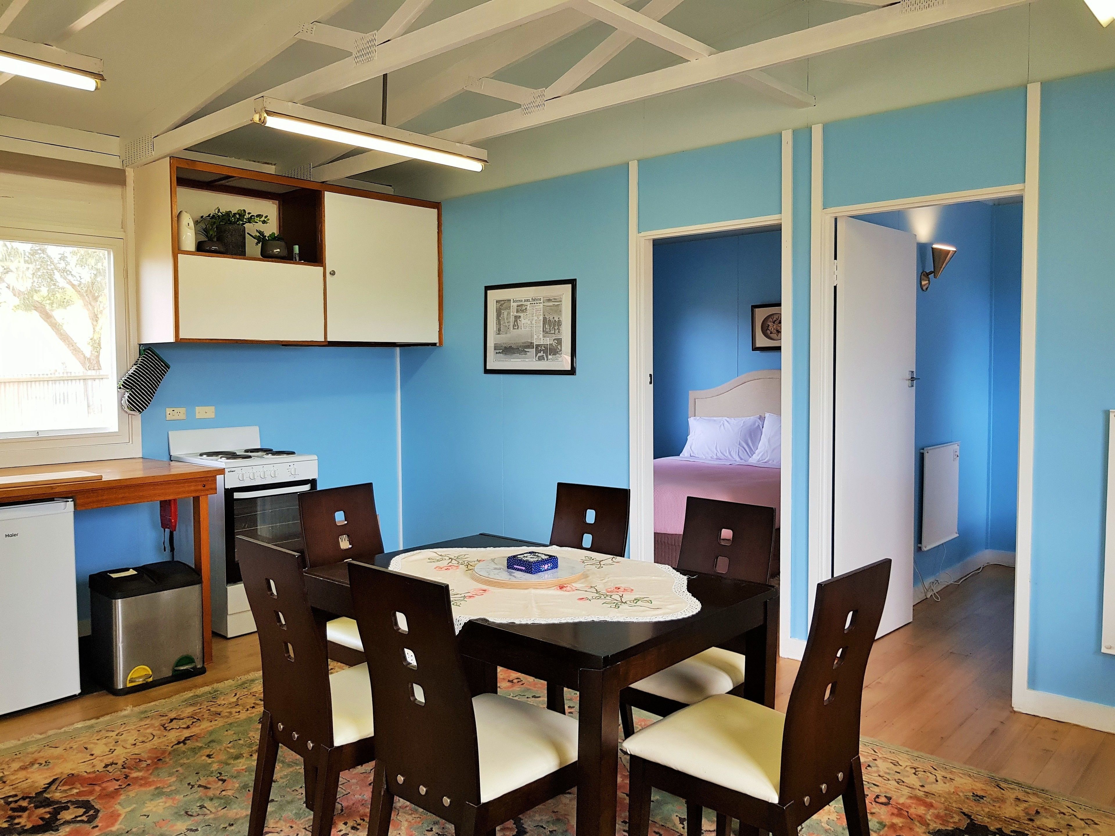 Familien-Ferienhaus, 2 Schlafzimmer, Gartenblick | Eigene Küche | Kühlschrank, Mikrowelle, Ofen, Herdplatte