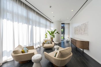 Steam room at SLS LUX Brickell