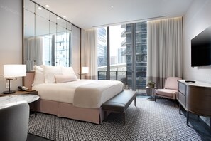 Studio (SLS LUX) | Premium bedding, minibar, in-room safe, laptop workspace - SLS LUX Brickell (Miami)